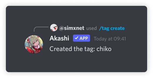 Tag system